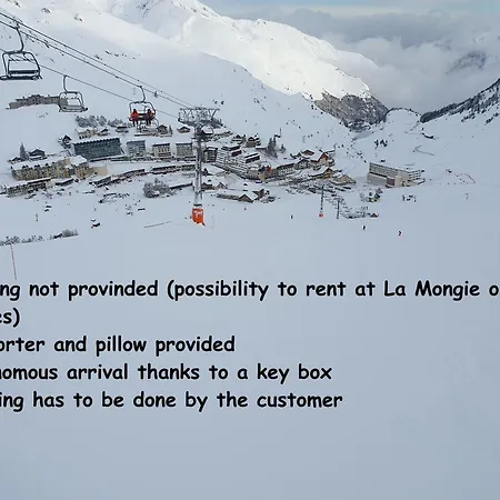 Apartment La Mongie, Pieds Des Pistes, Parking Interieur Prive