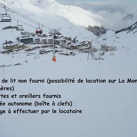 Apartamento La Mongie, Pieds Des Pistes, Parking Interieur Prive La Mongie